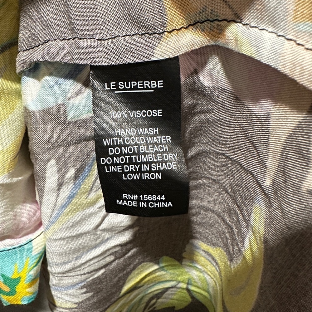 New Le Superbe Mai Tai Might I Dress in Black Tropi Cali Size 0 - Picture 13 of 13